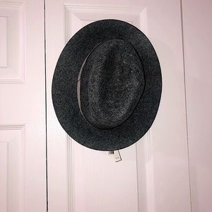 Grey Fedora hat